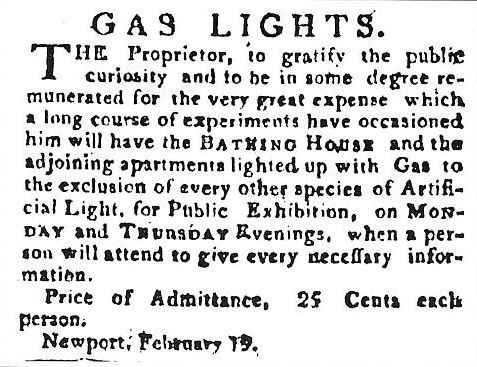Melville's advertisement from the Newport Mercury printed Feb. 20, 1813