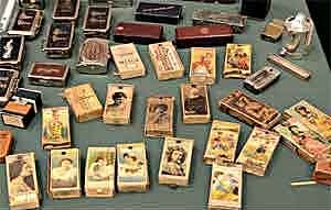 Photo of Pocket Match and Candleholders Displayed at Seminar