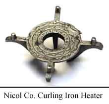 Photo of Nicol Co. Curling Iron Heater